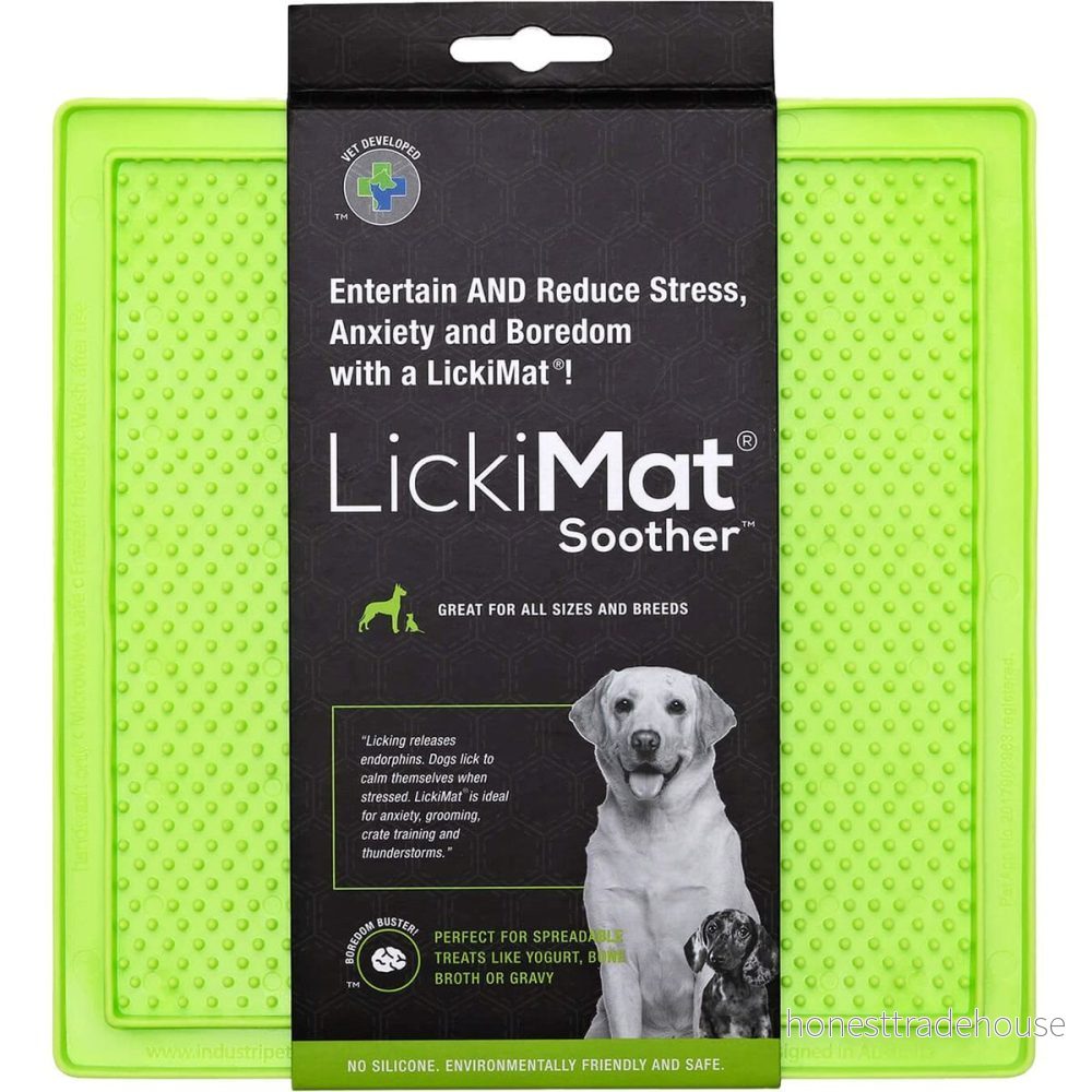 Hundskål Lickimat Soother 20x20 cm Grön 9349785000128