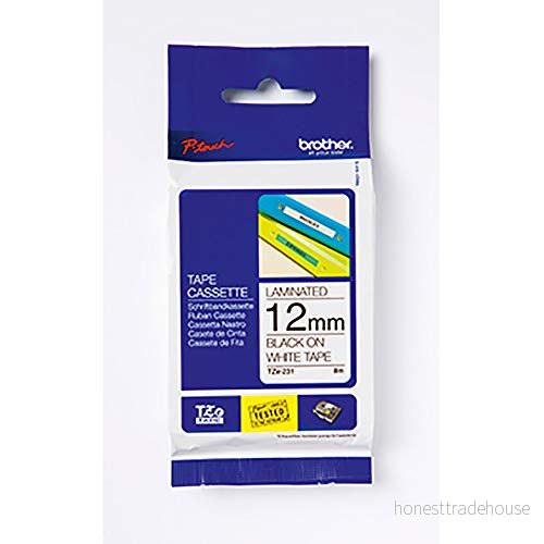 Brother TZe-535 Märkband 12 mm Vit/Blå 4977766686471
