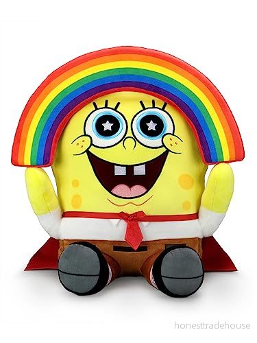 RUBIE'S KR16920 Svampbob Kidrobot Umarme Mich Vibrerande plysch, flerfärgad 883975169206