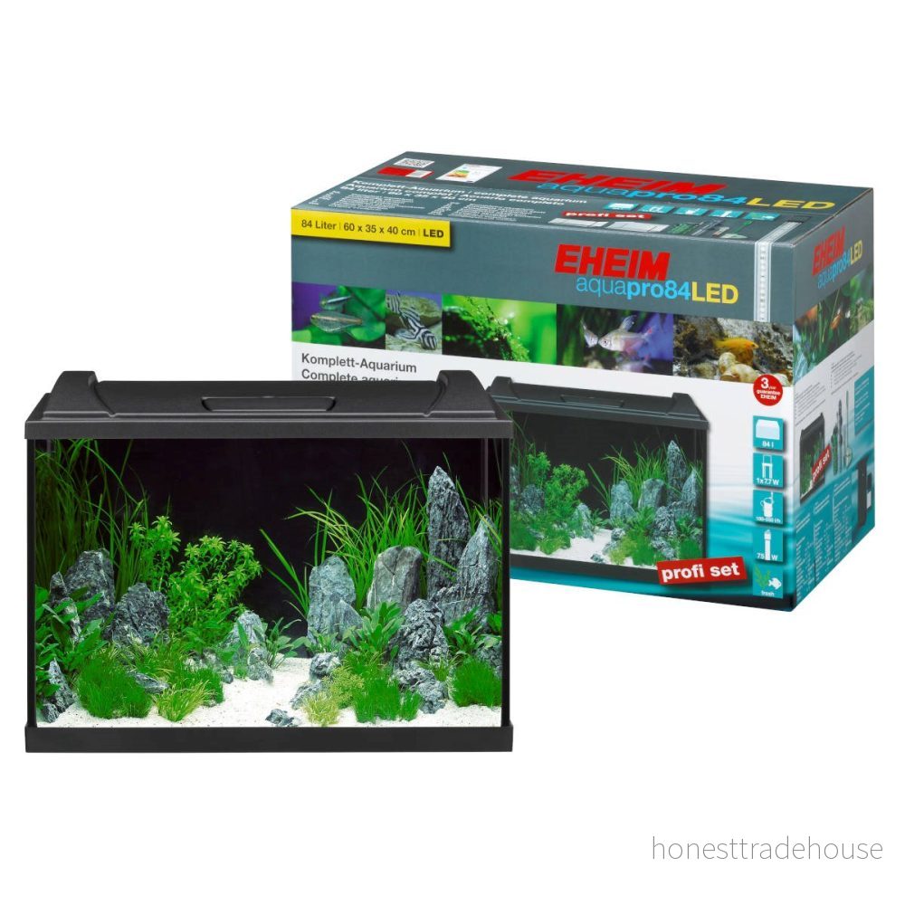 Eheim aquaproLED 84L Akvariepaket Svart 4010251137178