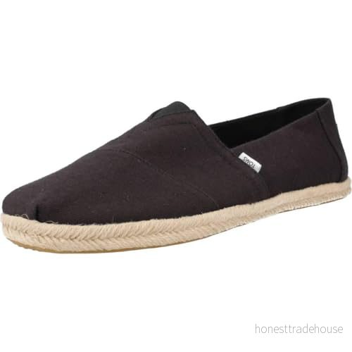 TOMS Alpargata Espadrillos, Storlek: 42, Black Bomull 195703362873