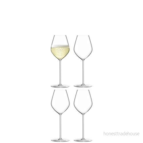 LSA Borough champagneglas, klar, 4 stycken (1 pack), 5012548569265