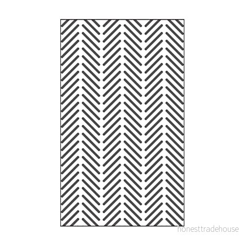 Vaessen Creative Mini präglingsmapp, vete, för att lägga till textur och mått på scrapbook sidor, kort andra pappershantverksprojekt, 7,6 x 12,7 cm 8716052224432