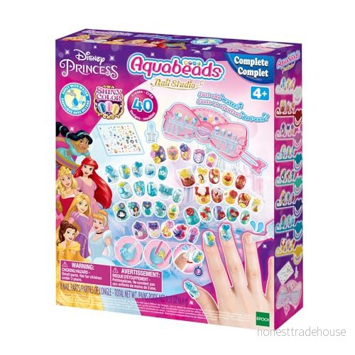 Aquabeads 35006 Nail Studio Disney Princess Konst och hantverk Aktivitetsleksak 5054131350065