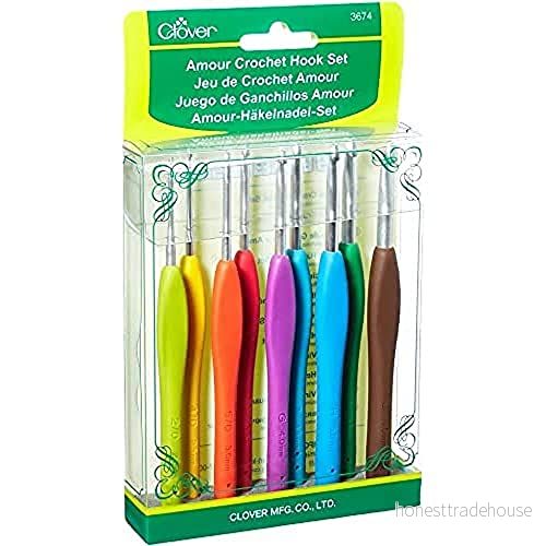 Clover 3674 Krok Set, 2.00 6.00 mm, Flerfärgad 51221736742