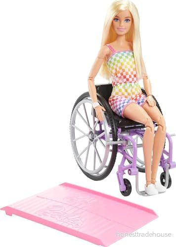 Barbie Fashionista Docka med Rullstol 194735094127