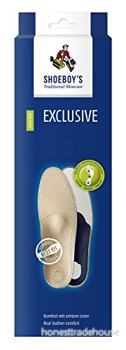 SHOEBOY'S EXKLUSIVE läderfotbädd för kvinnor, perfekt bärkomfort, minskar fotvärk och lukt storlek 4,5 4009736094372