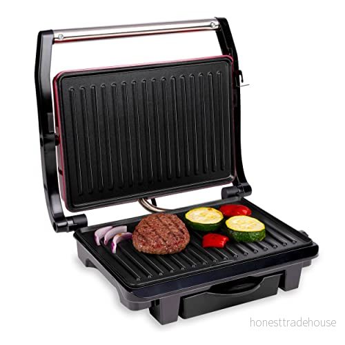 alpina 8711252252773 Elgrill, Svart, Röd, 32,5 x 28 12 cm 8711252252773