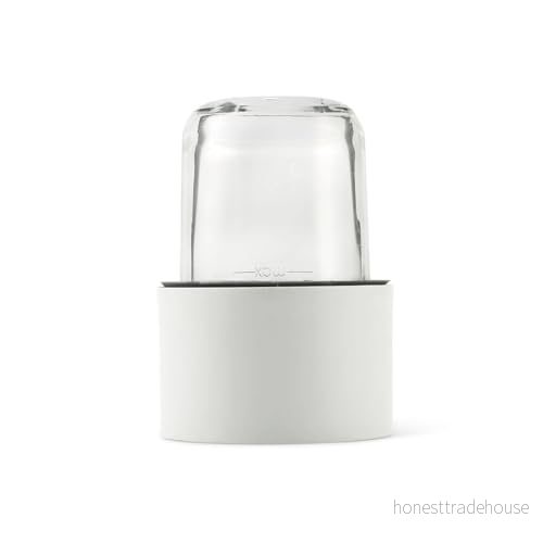 Kenwood Ört och kryddkvarn AT320, tillbehör för matmaskiner, elektrisk örtkvarn färska torkade örter kryddor, inkl. 4 glasbehållare med lock 5011423105468