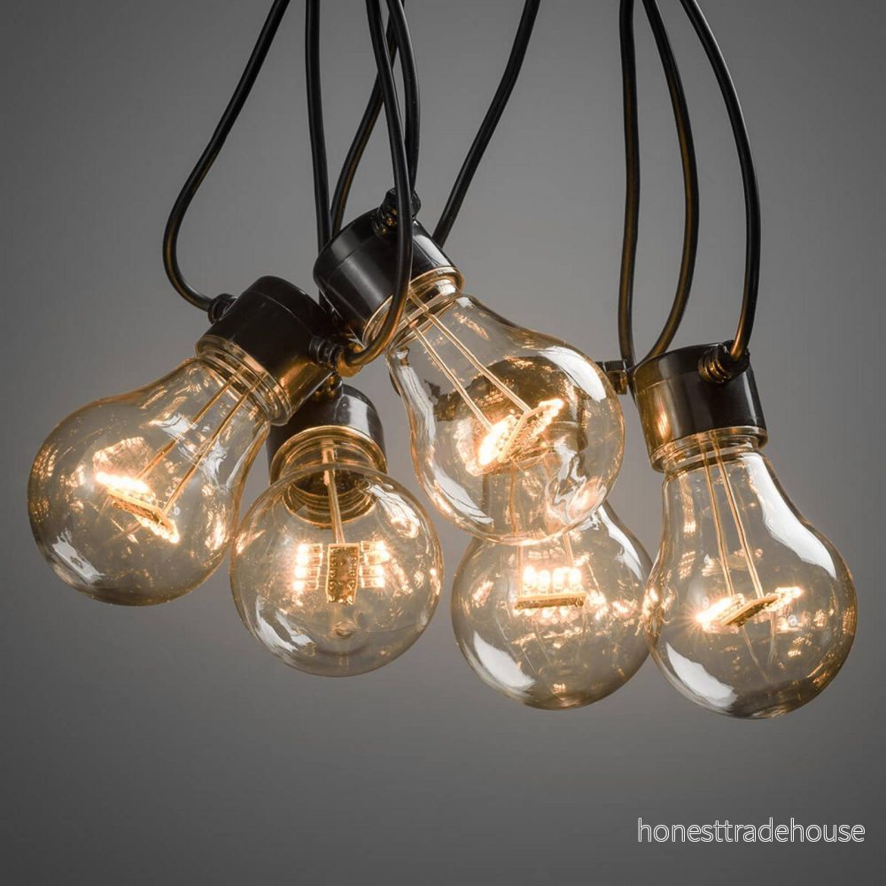 Konstsmide Ljusslinga LED E27 10 Bärnstensfärg Utomhus 24V/IP44 7318302378806