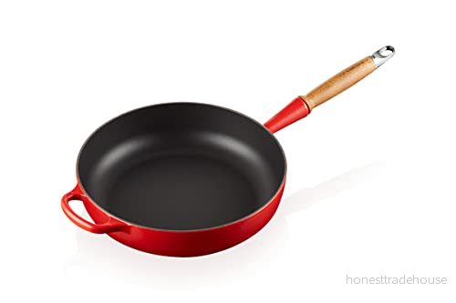 Le Creuset Skillet Signature Cerise ø 28 cm / 3.6 Liter enamelled non stick coating 24147324249