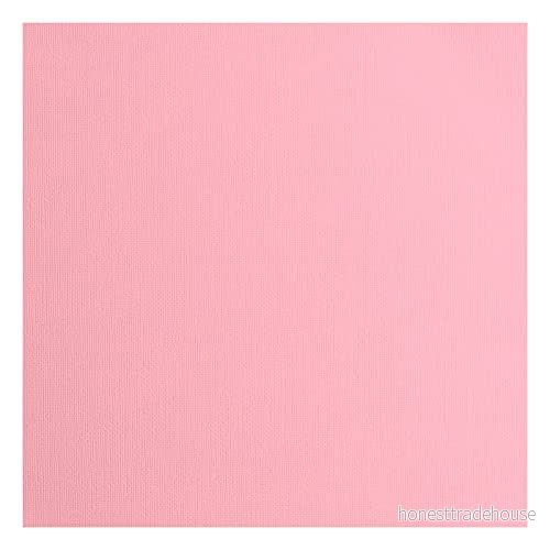 Vaessen Creative Florence Cardstock papper, rosa, 216 gram/m², kvadrat, 30,5 x cm, 20 stycken, textur, för scrapbooking, korttillverkning, stansning och andra pappershantverk 8716052200177