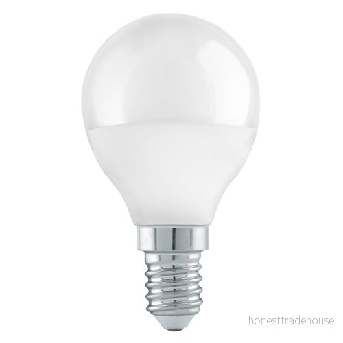 EGLO E14 LED lampa dimbar i steg, glödlampa droppform för dimning med ljusknapp, 4,9 Watt (motsvarar 40 Watt), 470 Lumen, lampor varmvit, 3000 K, P45, Ø 4,5 cm 9008606228997