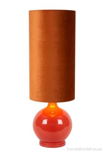 LUCIDE ESTERAD golvlampa Ø 34 cm 1xE27 orange 5411212106049
