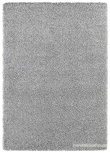 Elle Decor högtofflor matta Talence silvergrå flanell 80 x 150 cm 4260578027458