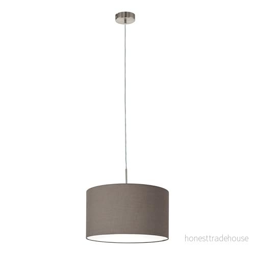 EGLO PASTERI pendlande belysning matt nickel/antracit brun 9002759315740 EGLO PASTERI pendlande belysning matt nickel/antracit brun 9002759315740