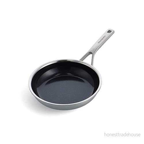 KitchenAid Multi-Ply rostfritt stål non-stick 20 cm stekpanna, silver 4895156688723