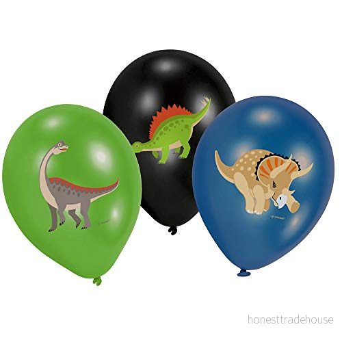 Amscan 9903988 latexballonger glad dinosaurie, 6 stycken, ballonger 13051874094