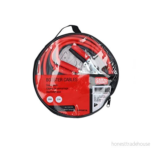 Carpoint 0177619 Starthilfekabel 200 A mit kupfernen Klemmen 8711293032921