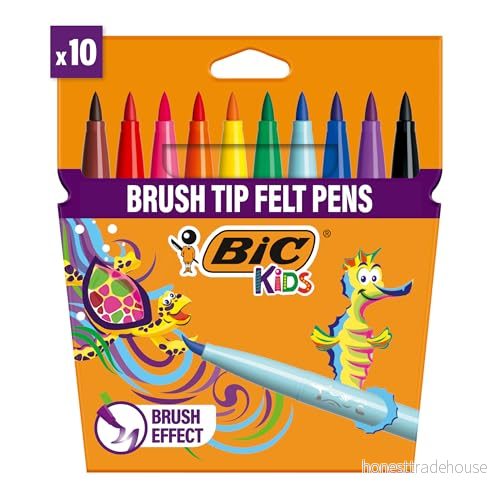 BIC barn Visaquarelle färgpennor 10 pack 3270220001553