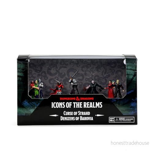 D&D Icons of the Realms: Curse Strahd invånare i Barovia DnD miniatyrer 634482961070