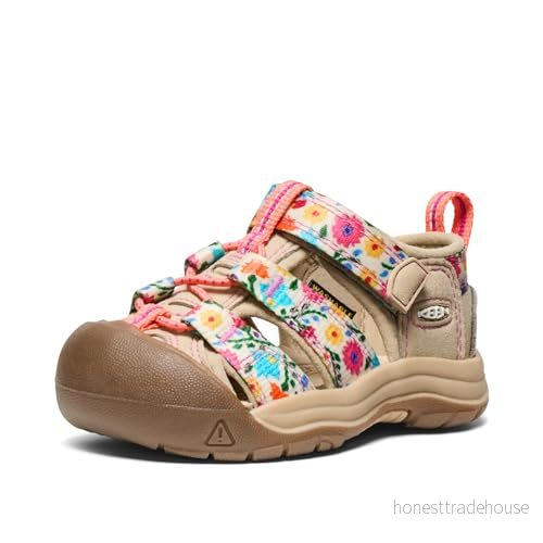 KEEN Newport H2 unisex barn Sandal, Safari björk, 35 EU 195208385087