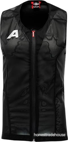 ALPINA PROSHIELD JUNIOR VEST flexibel, ventilerande och individuellt justerbart ryggskydd för barn, svart, 176 4003692298379