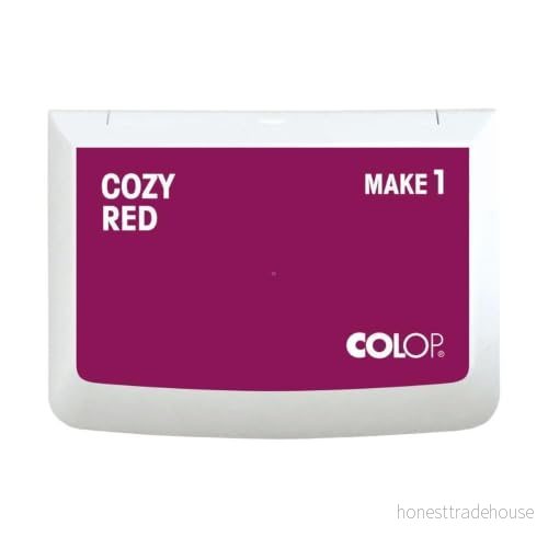 Colop MAKE1 Stämpelkudde mysig röd 50 x 90 mm 9004362519409