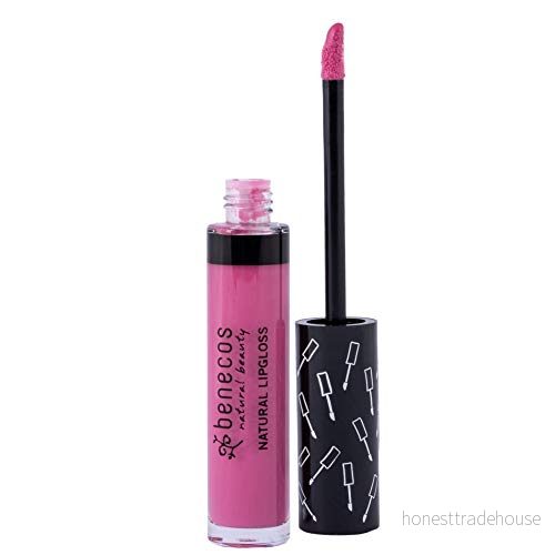benecos naturlig skönhet naturkosmetik läppglans vegetabiliska oljor och E vitamin talkfri rosa blossom 4260198092409