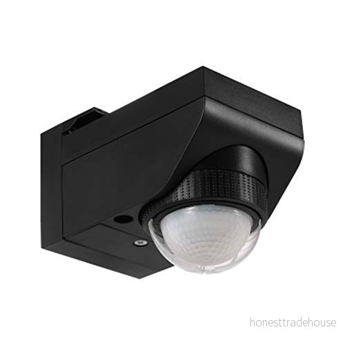 EGLO Rörelsedetektor me 4, plaströrelsesensor, färg: svart, inkl. dagsljussensor, IP44 9002759974671