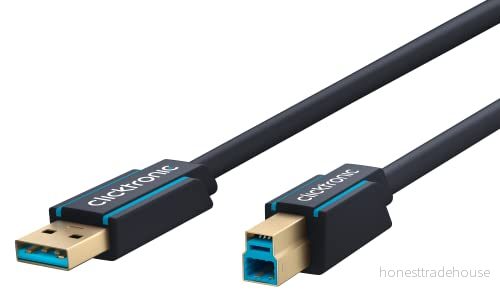 Clicktronic 70093 USB 3.0 kabel, låda, 3,00 m kabellängd 4040849700934