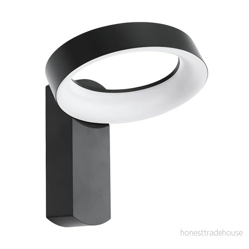 Eglo LED utomhus vägglampa pernate 1 glödlampa utomhu, av gjutet aluminium och plast, färg: antracit, vit, IP44 9002759973070