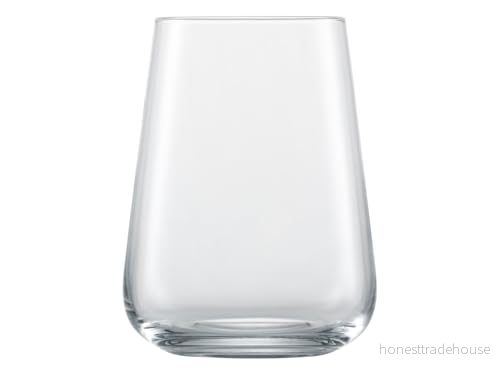 Lökglas allsidig mugg Vervino (set om 4), mångsidiga dricksglas med mousseringspunkt, diskmaskinssäkra tritankristallglas, tillverkade i Tyskland (art.nr 122203) 4001836092432