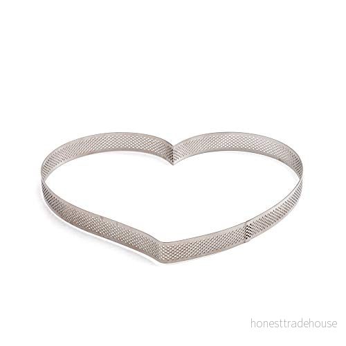 Decora 0064086 Stainless Steel Micro Perforated Heart Shape 18 X 16 3,5 H Cm 8024622071523