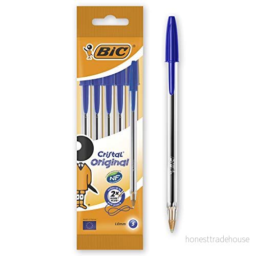 Kulspetspenna BIC Cristal Original blå 5st 70330100749