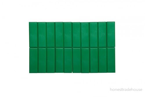 Facetterand magnete MAULpro, fyrkantig, broksäker plast, 1 kg vidhäftningsförmåga Grün 4002390021760