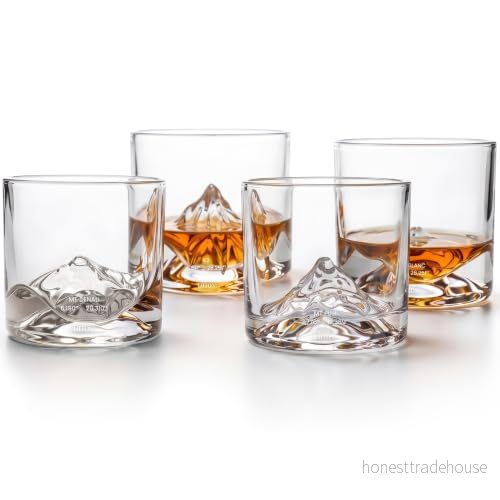 Liiton Whiskey Glasses The Peaks 4 Pieces 5704854208005