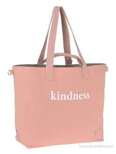 Lässig Baby Einkaufstasche Kinderwagentasche Bio Baumwolle waschbar/grön etikett bomull uttalande shopper, Rosa, Large 4042183991870