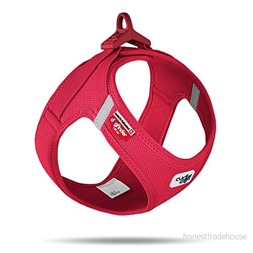 Curli Vest Harness Clasp Air Mesh Red (XXS) 7640144829629