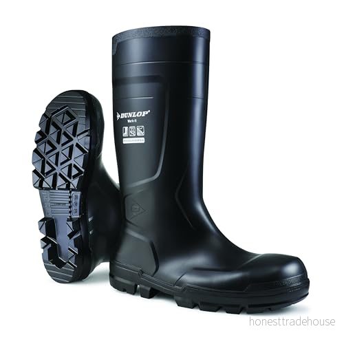 DUNLOP Unisex Work-it full säkerhet industriell stövel, Svart, 38 EU 8713197371830