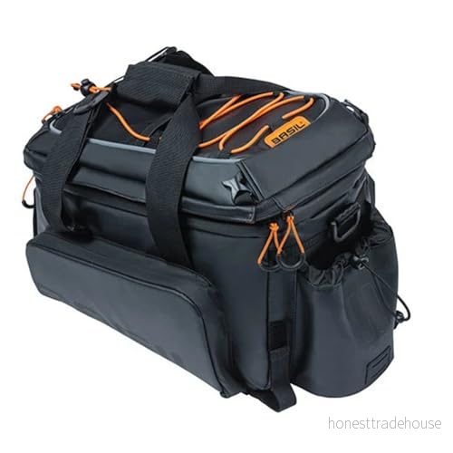 Basil Cykelväska Miles Tarpaulin Xl Pro 9 36l Med Reflexer Svart 8715019182969