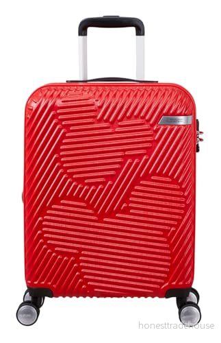 Amerikanska turist Mickey moln, spinner S, utbyggbart handbagage, 55 cm, 38/45 L, Red (Mickey Classic Red) 5400520215796