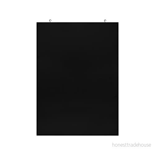 EUROPEL Svarta tavlan 60 x 84 cm, lämplig för vattenbaserade kritmarkörer, fästmaterial ingår, porträtt och landskap 8713931362131
