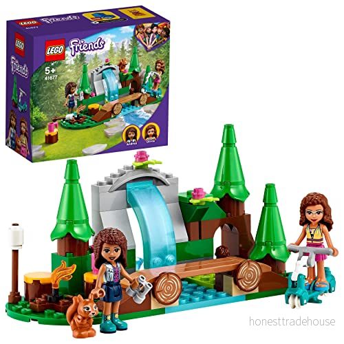 LEGO 41677 Friends Vattenfall i skogen, barnleksak för barn 5+ år med minidockor och figur 5702016916515