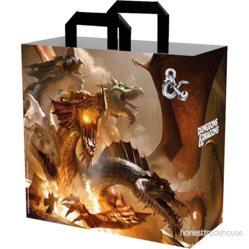 Konix Dungeons & Dragons bärväska, 40 x 45 20 cm, återvunnet material, Design The Rise of Tiamat 3328170294676