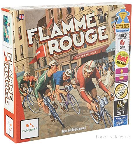 Lautapelit, Flamme Rouge, Board Game, Ages 8+, 2 4 Players, 30 45 Minute Playing Time 6430018270517
