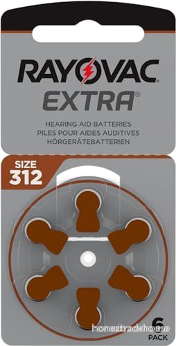 60 st extra avancerade RAYOVAC hörapparatbatterier med Active Core 312 teknik 5000252043942 60 st extra avancerade RAYOVAC hörapparatbatterier med Active Core 312 teknik 5000252043942
