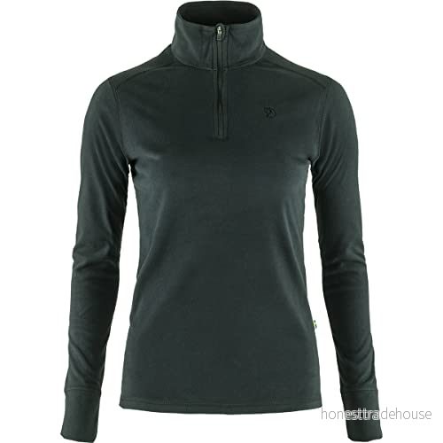 Fjallraven Skare Half Zip W Tröja, Kvinna, Svart, M 7323450647186