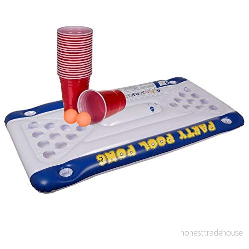 JEU DE POOL PONG MATELAS 152X76X15CM 4029811411931