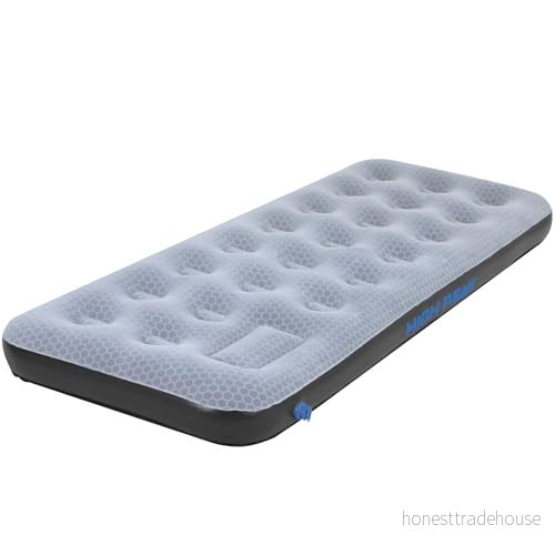High Peak 40023, Enkelmadrass, Enkel/full storlek, Rektangel, Inomhus & utomhus, Inbyggd luftpump 4001690400237